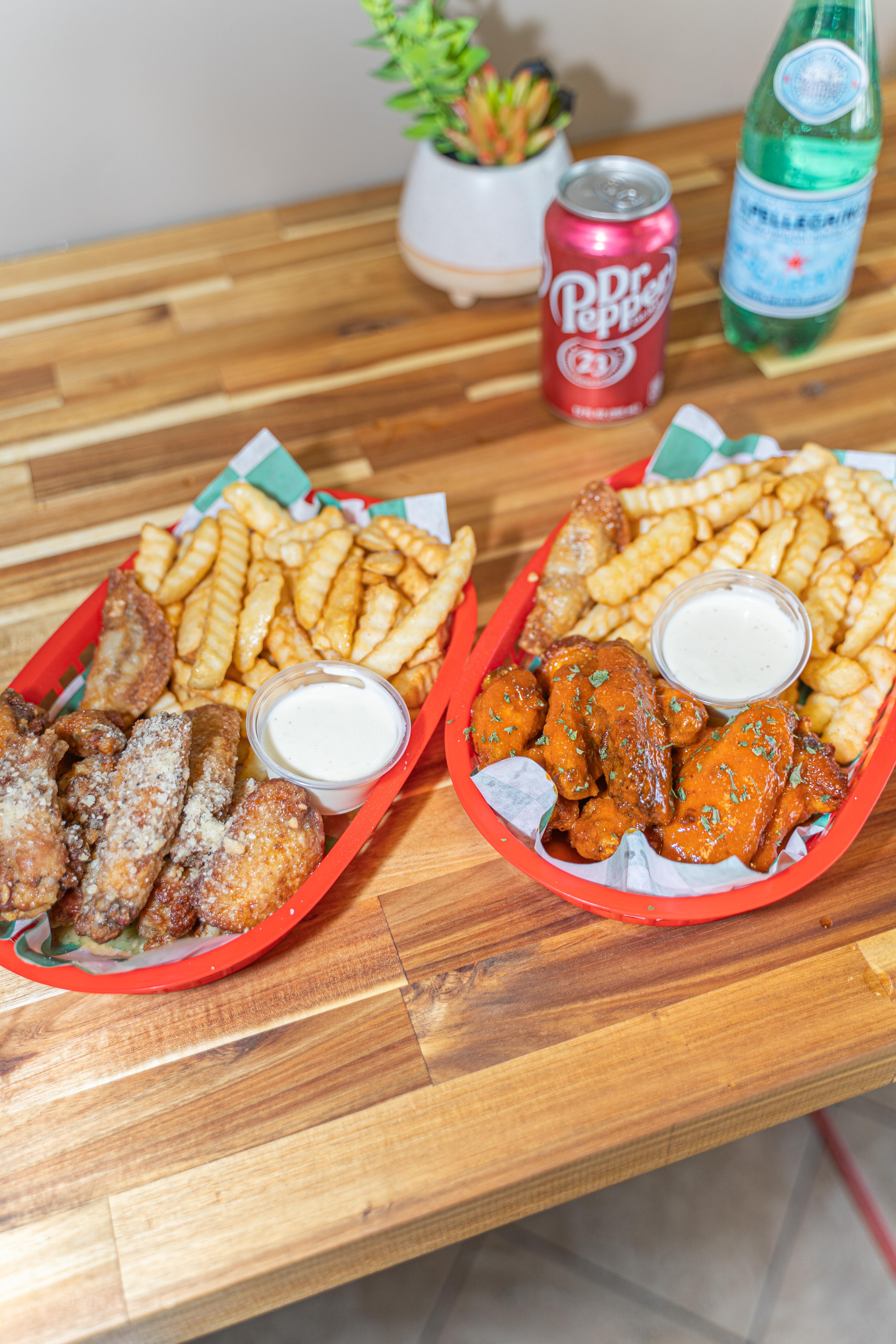 BOGO wings and fries combo, alternate view