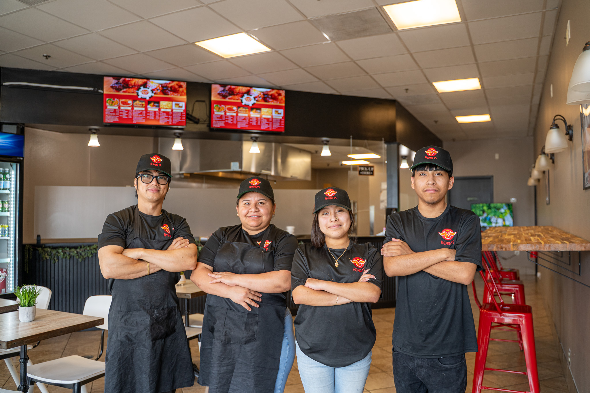 The Wing It Lilburn team